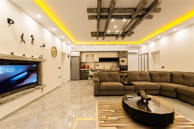 Salon Gece Kaş Kiralık Villa Aspava