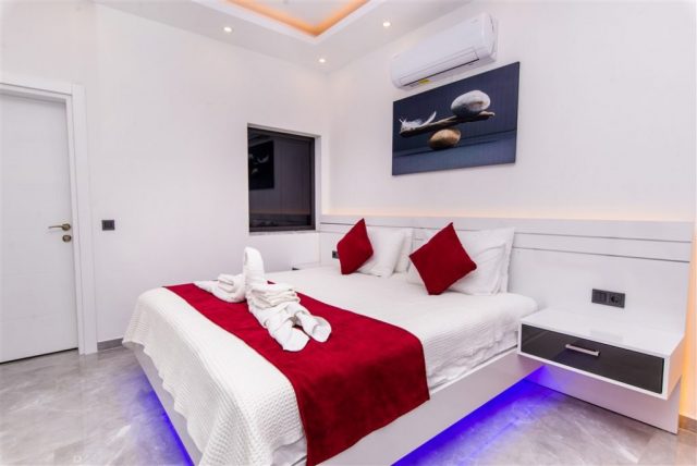 Yatak Odası - 1 Kaş Kiralık Villa Aspava